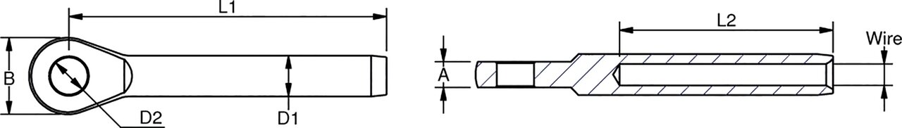 Stainless eye terminal_dwg