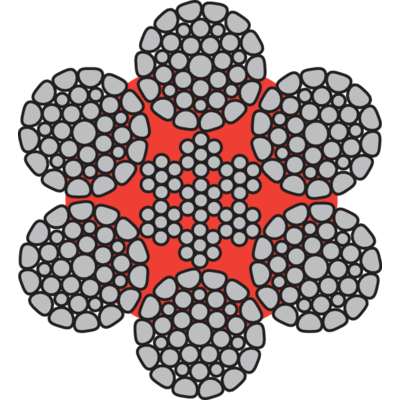 Wire rope Dyform 6-PI