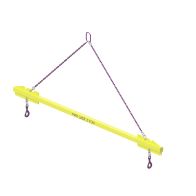Spreader with multiple hook positioning
