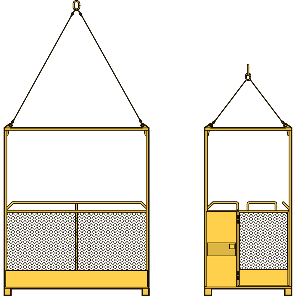 Люлька кранова BK-500 / BK-1000 / BK-1000E