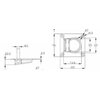 Recessed lashing point rounded