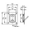 Recessed lashing point