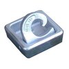 Weldable lashing point with open eye