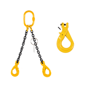 Chain Sling G80 2-leg with Safety Hooks