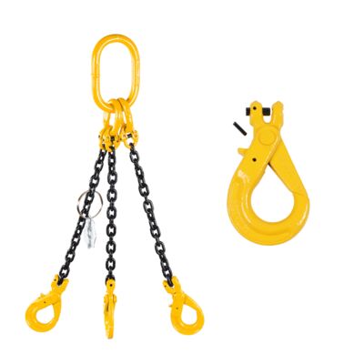 Chain Sling G80 3-leg with Safety Hooks