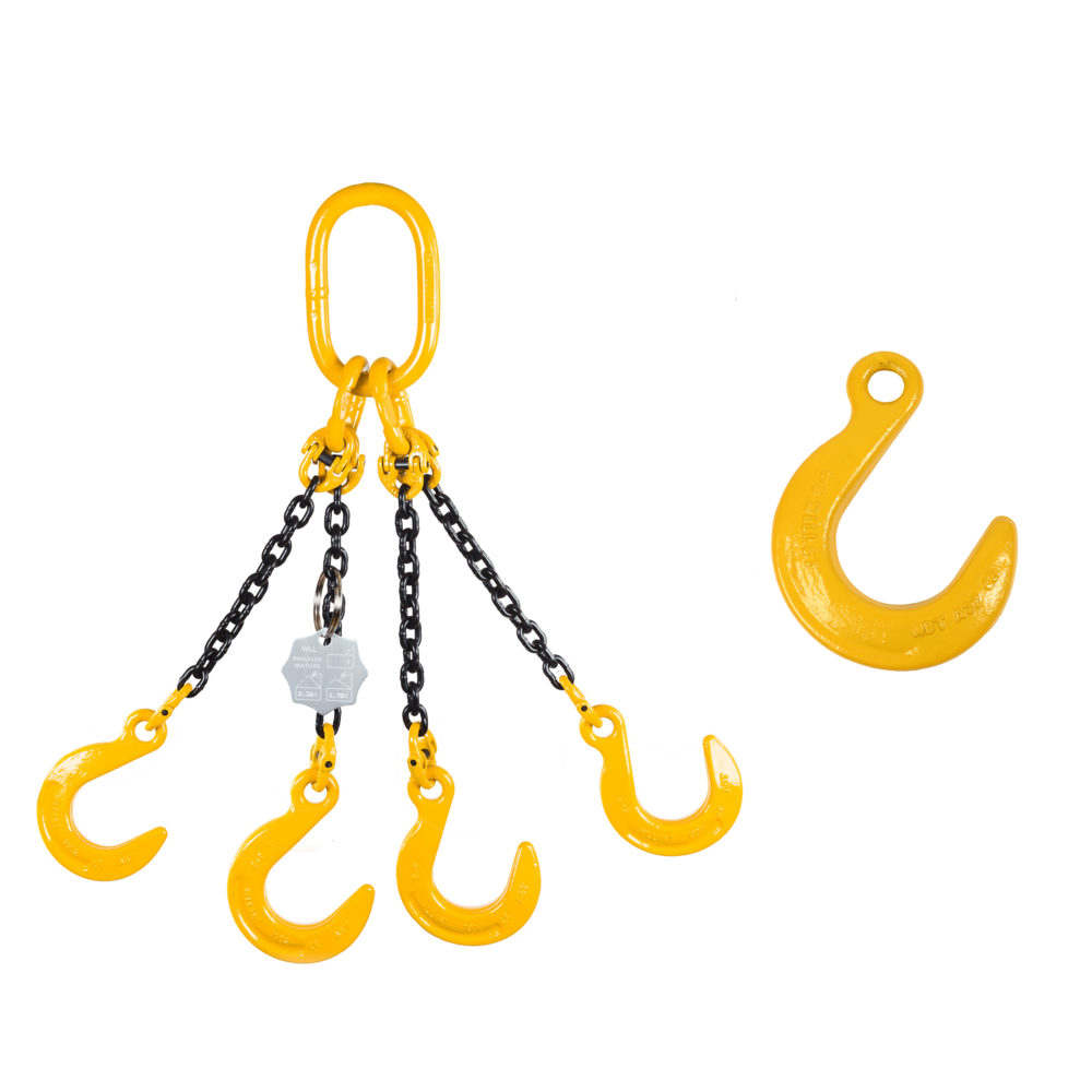 Chain Sling G80 4-leg with Foundry Hooks
