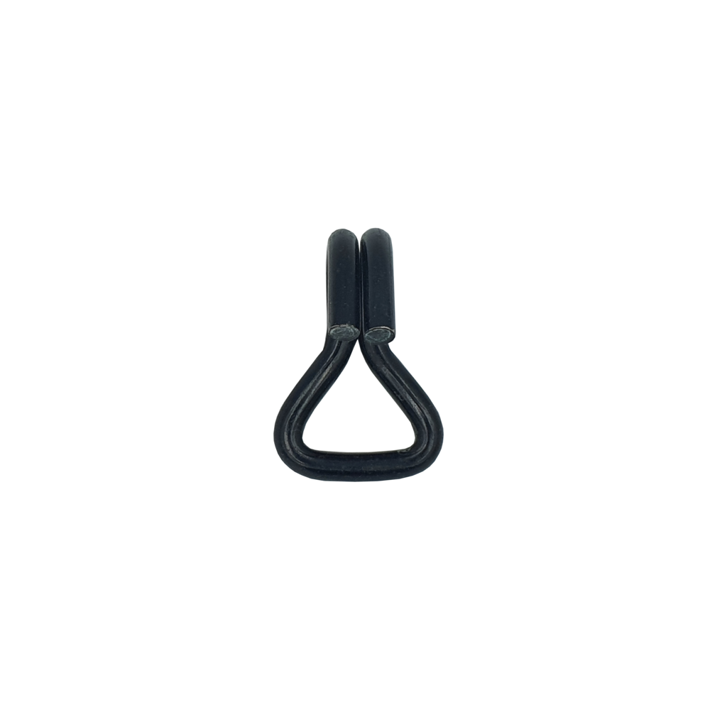 Hak podwójny Black Line 25x57mm LC 500 daN