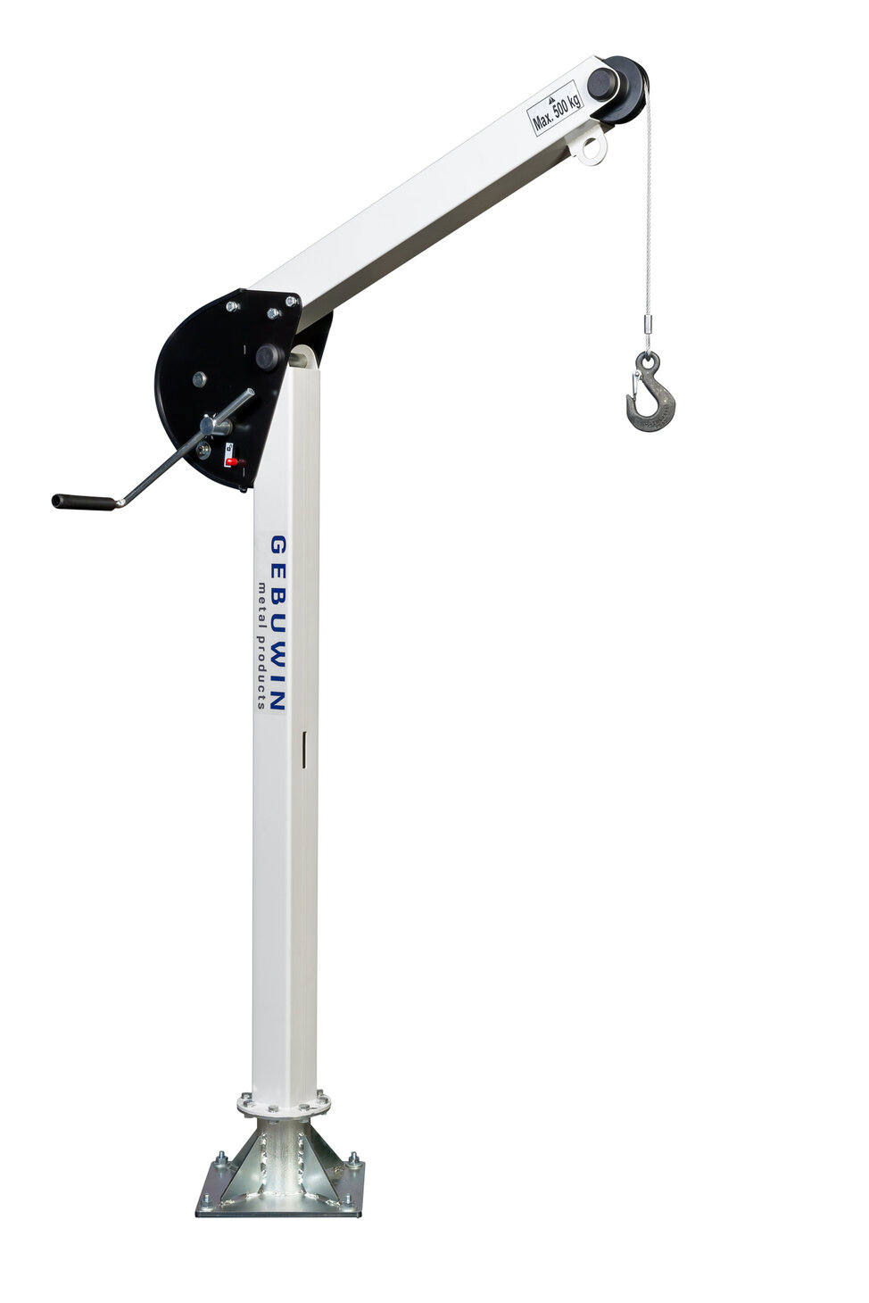 Portable swivel davit crane SD Portable swivel davit crane SD in floor socket