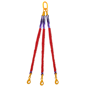 Round slings assemblies 3-legs