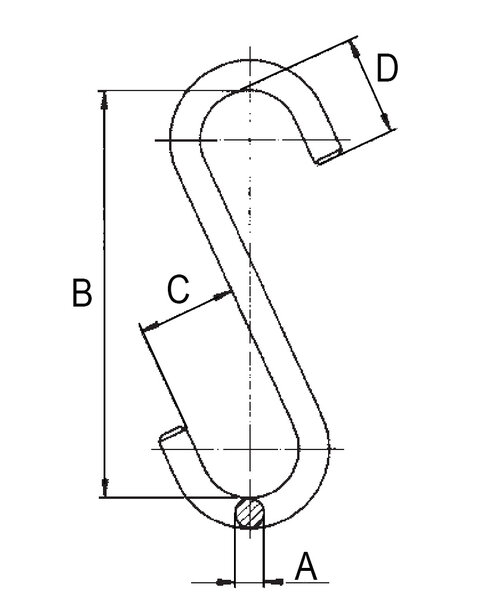  Classified Grade 80 S-hook blueprint