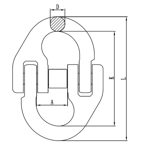 Connection link, grade 80