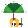 Screw clamps for lifting LTTSCC capacity angle
