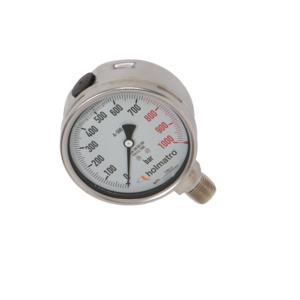 Pressure Gauges - Scale in Bars