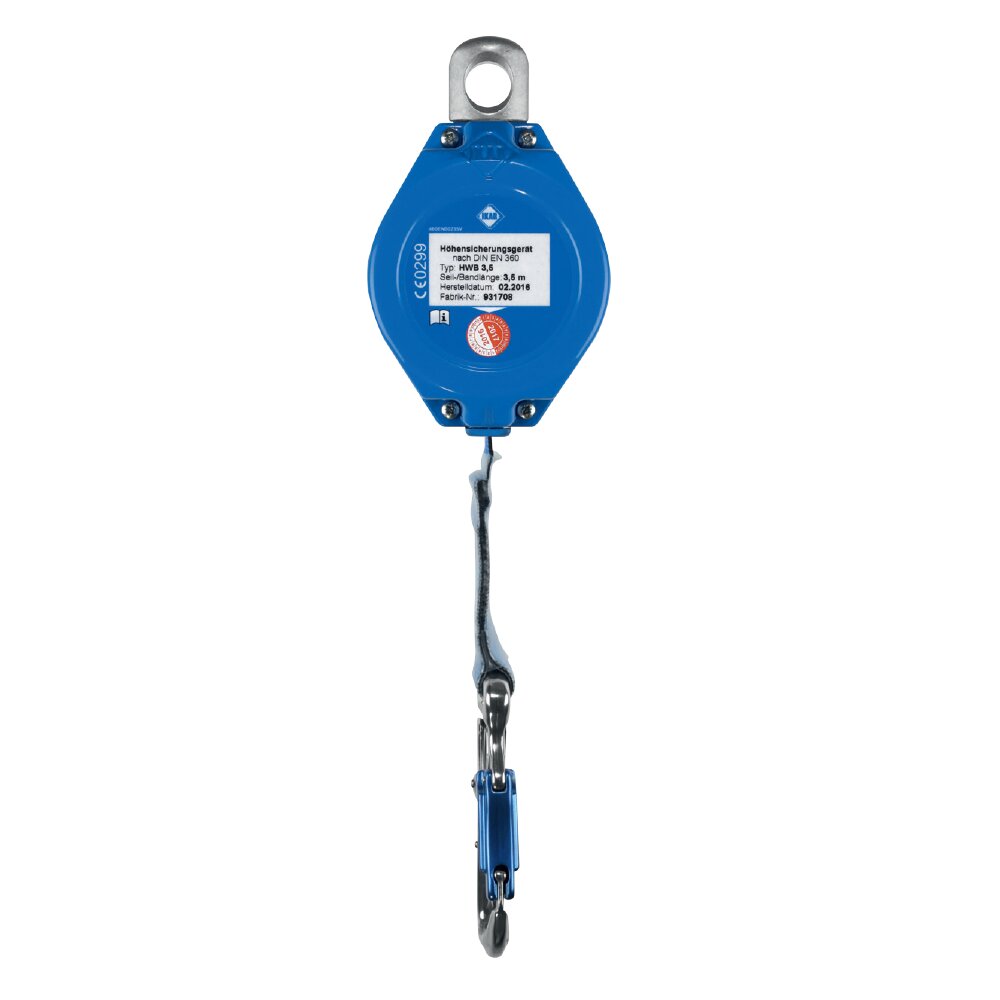The IKAR fall arrester has two fall indicators that are visible to users.
