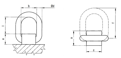 Weld-on Lifting Device TAPS blueprint