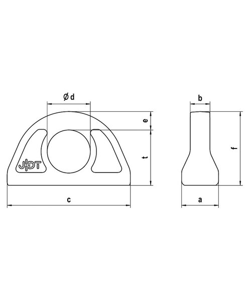 Weld-on Lifting Point APH drawing 