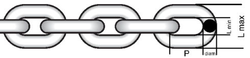 KWB Chain SA/S - EN818-2 Grade 10/100 blueprint