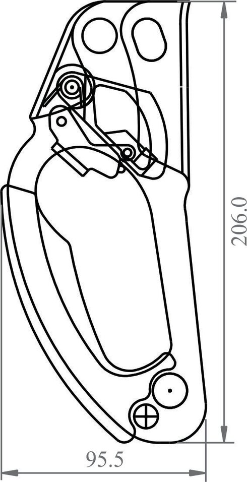 Scheme left ascent handle