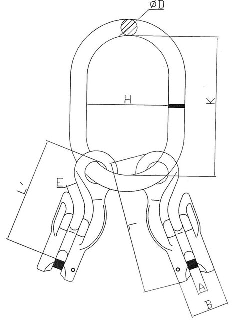 Master Link Assembly POWERTEX MC2 drawing