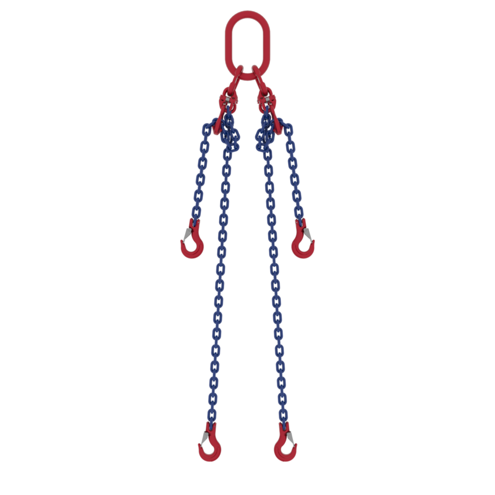 Chain Sling Powertex 4-leg with Latch Hooks, Grade 10