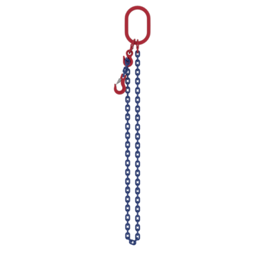 Chain Sling Powertex 1-leg with Latch Hook, Grade 10