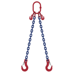 Powertex Two-Leg Chain Sling with Latch Hooks for Heavy Lifting Two leg chain sling with SHC latch hooks