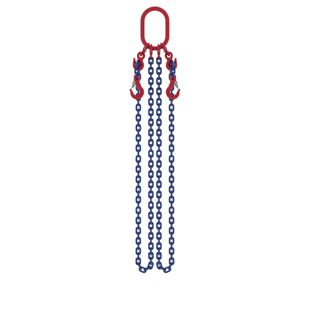 Chain Sling Powertex 2-leg with Latch Hooks, Grade 10