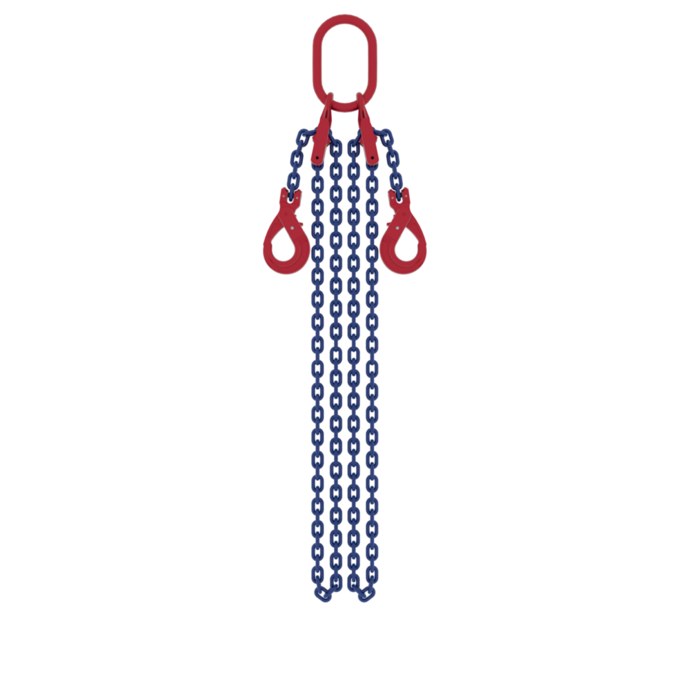 Chain Sling Powertex 2-leg with Safety Hooks, Grade 10