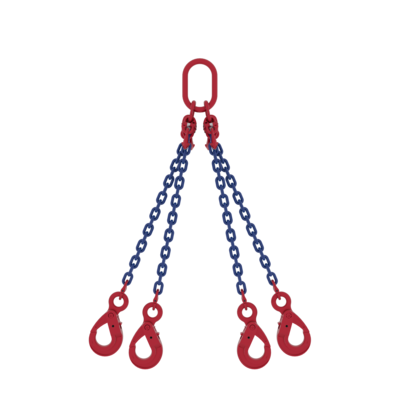 Zawiesie łańcuchowe Powertex 4-cięgnowe z hakami zabezpieczającymi