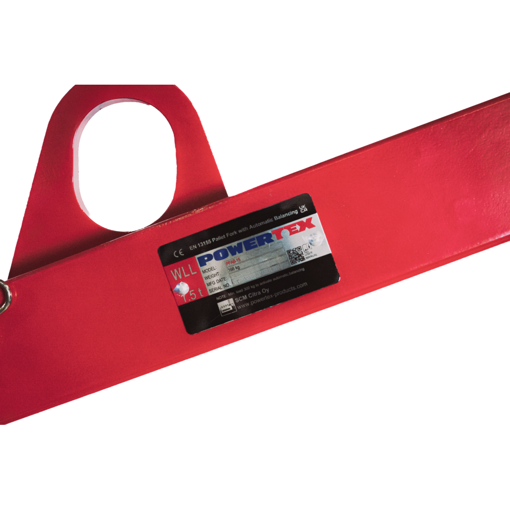 Pallet Fork with Automatic Balancing Powertex PFAB