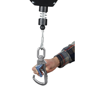 Opening double action hook
