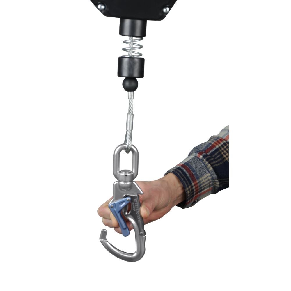 Opening double action hook