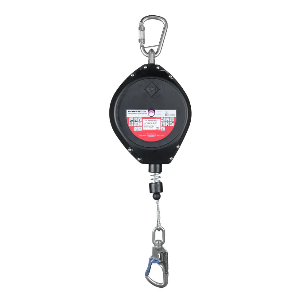 Fall Arrest Block with Steel Cable POWERTEX FBC