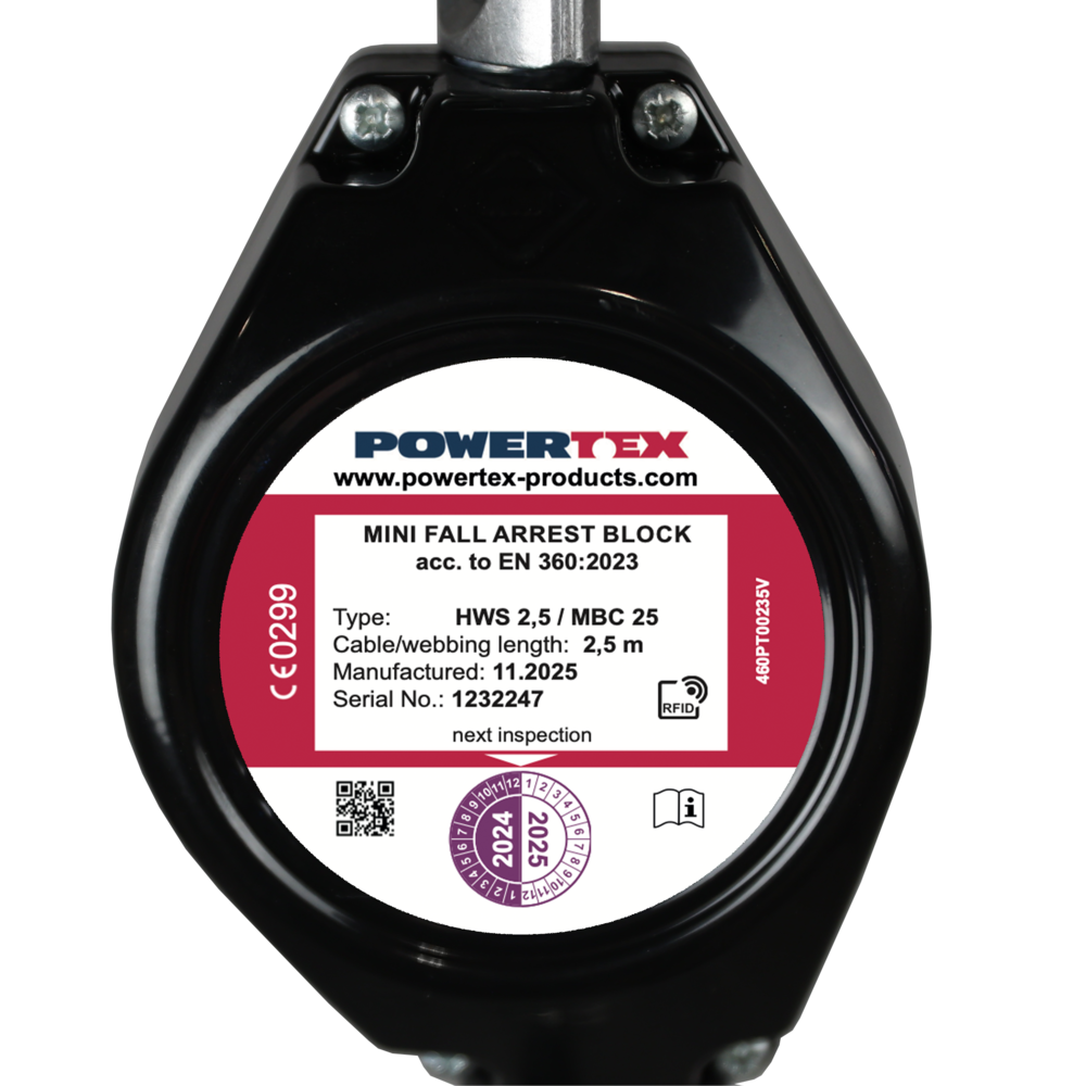 Mini Block with Steel Cable - POWERTEX MBC25