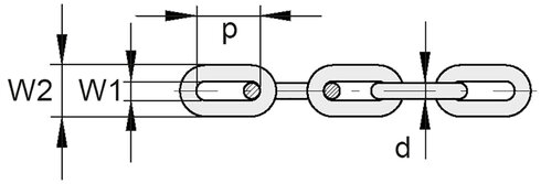 Chain Short Link drawing
