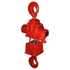 The heavy duty air chain hoist RED ROOSTER TMH with 60 tons capacity TMH hoist with 50 tons capacity