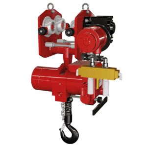 Air Chain Hoist with pneumatic blocker, Red Rooster TCR / TCS series