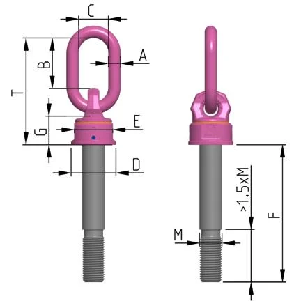 Lifting Eye RUD VWBG - with variable length | Certex Poland