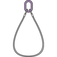 Wire Rope Lifting Sling WLS-002