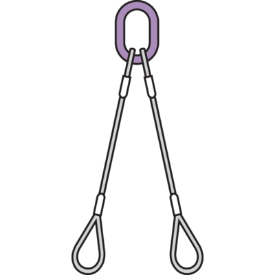Zawiesie linowe 2C WLS-264 Standard