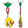 Vertical Lifting Clamp TNMK angles for suspension