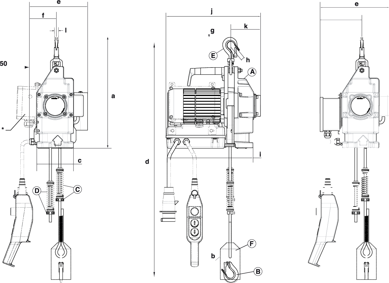 Electric Rope Hoist MINIFOR™ TR125 SY Certex Poland