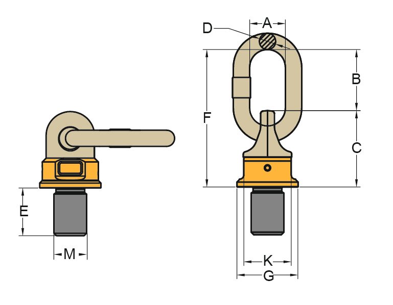 Lifting point Super Point 8-251 blueprint