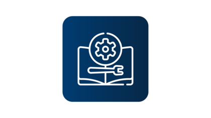 Icon KnowHow blue and white